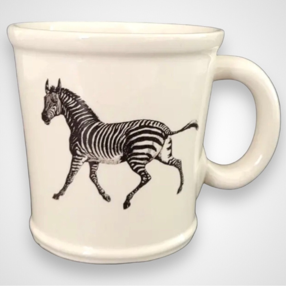 World Market Zebra Mug Nothing Is Ever Black and White 16 oz. Coffee Mug